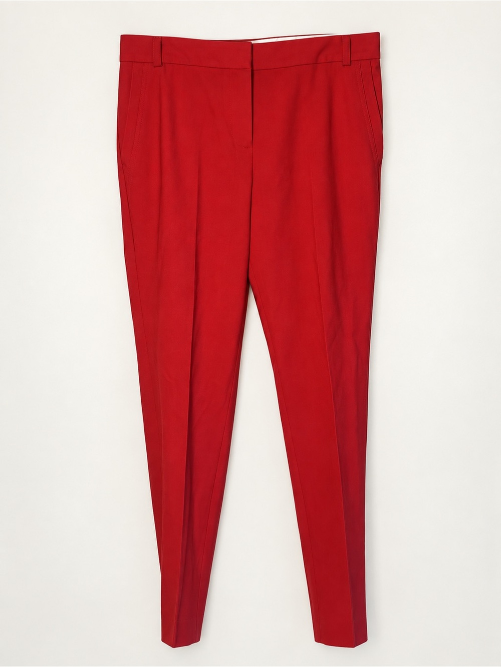 Brooks Brothers Women’s Size 8 Red Wool Blend Straight Leg Dress Pants Holidays
